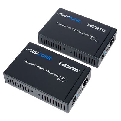 Swissonic HDbaseT HDMI2.0 Extender 100m Swissonic HDbaseT HDMI2.0 Extender 100m