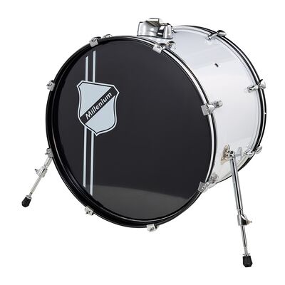 Millenium Focus 22"x16" Bass Drum White bianco Millenium Focus 22"x16" Bass Drum White bianco