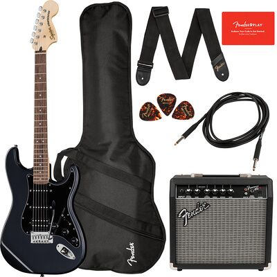 Squier Aff. Strat HSS PACK CFM Charcoal Frost Metallic Squier Aff. Strat HSS PACK CFM Charcoal Frost Metallic