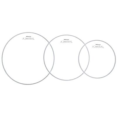 Millenium Admiral Clear Drumhead Pack 2 Millenium Admiral Clear Drumhead Pack 2