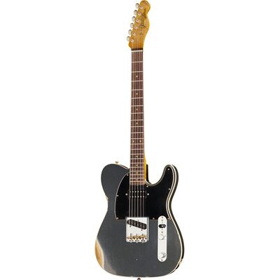 Fender Tele Custom HS ACFM Relic Charcoal Frost Metallic effetto invecchiato Fender Tele Custom HS ACFM Relic Charcoal Frost Metallic effetto invecchiato