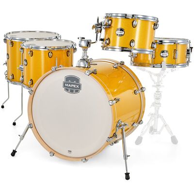 Mapex Mars Birch Rock+ Shell Set YD Sunflower Sparkle Mapex Mars Birch Rock+ Shell Set YD Sunflower Sparkle