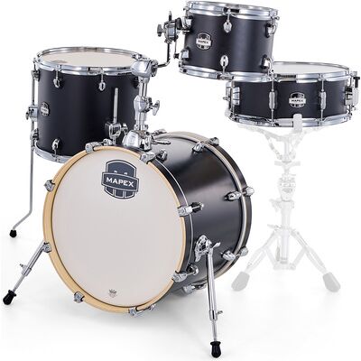 Mapex Mars Maple Bebop Shell Set KD Matte Black Mapex Mars Maple Bebop Shell Set KD Matte Black