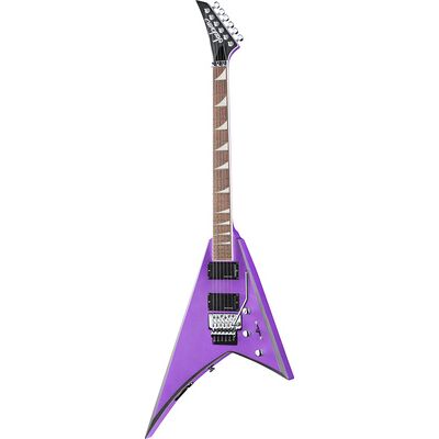Jackson X Series Rhoads RRX24 PRPL viola metallico opaco con bordi neri Jackson X Series Rhoads RRX24 PRPL viola metallico opaco con bordi neri
