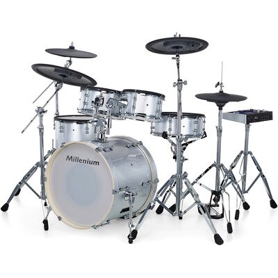 Millenium MPS-1000 E-Drum Monitor BD Set Silver Sparkle Millenium MPS-1000 E-Drum Monitor BD Set Silver Sparkle