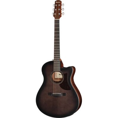 Ibanez AAM70CE-TBN top Transparent Charcoal Burst Low Gloss Ibanez AAM70CE-TBN top Transparent Charcoal Burst Low Gloss