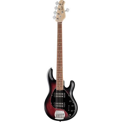 Sterling by Music Man StingRay 5 HH Ruby Red Burst Ruby Red Burst Satin Sterling by Music Man StingRay 5 HH Ruby Red Burst Ruby Red Burst Satin