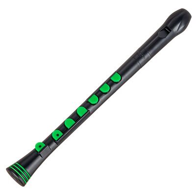 Nuvo Recorder+ Baroque black-green Black Nuvo Recorder+ Baroque black-green Black