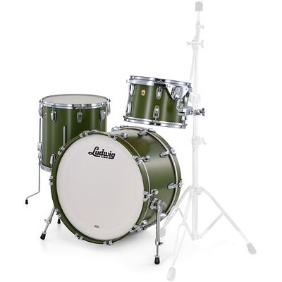 Ludwig Legacy Maple Fab Herit. Green Heritage Green Ludwig Legacy Maple Fab Herit. Green Heritage Green