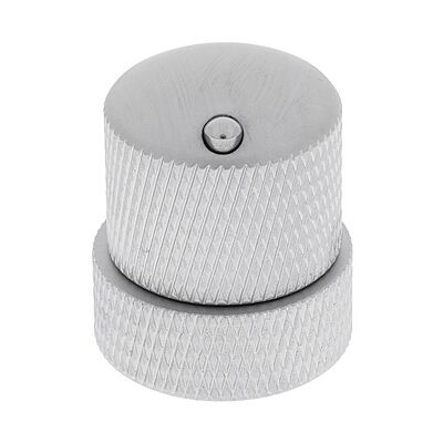 Warwick Stacked Dome Knob CI Sat Chrom Chrome Matte Warwick Stacked Dome Knob CI Sat Chrom Chrome Matte