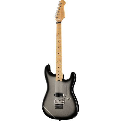 Harley Benton ST-80FR MN SSB Silver Sparkle Burst lucido Harley Benton ST-80FR MN SSB Silver Sparkle Burst lucido