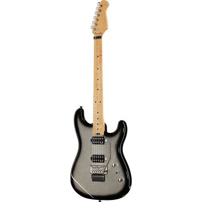 Harley Benton ST-80FR MN HH SSB Silver Sparkle Burst lucido Harley Benton ST-80FR MN HH SSB Silver Sparkle Burst lucido