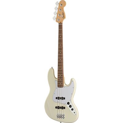 Fender Standard J-Bass LRL WPG OWT Olympic White Fender Standard J-Bass LRL WPG OWT Olympic White