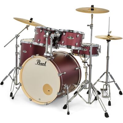 Pearl Export 22" Rock Sat. Scarlet Satin Scarlet Pearl Export 22" Rock Sat. Scarlet Satin Scarlet