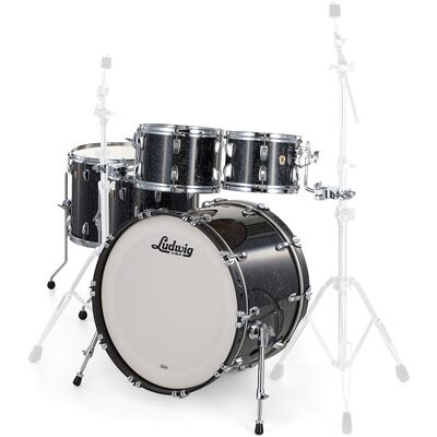 Ludwig Classic Maple 5pcs Ebony Pearl Ebony Pearl Ludwig Classic Maple 5pcs Ebony Pearl Ebony Pearl