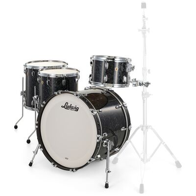 Ludwig Classic Maple 4pcs Ebony Pearl Ebony Pearl Ludwig Classic Maple 4pcs Ebony Pearl Ebony Pearl
