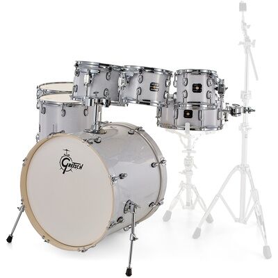 Gretsch Energy White Pearl 7pcs Set White Pearl Gretsch Energy White Pearl 7pcs Set White Pearl