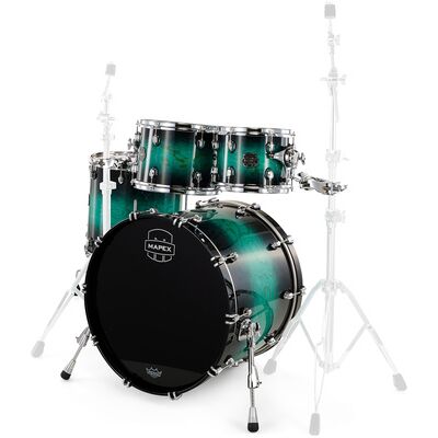Mapex Saturn VI Stage Marine Teal Marine Teal Burst Mapex Saturn VI Stage Marine Teal Marine Teal Burst