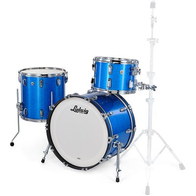 Ludwig Classic Maple Fab 22 Blue Sp. Blue Sparkle Ludwig Classic Maple Fab 22 Blue Sp. Blue Sparkle