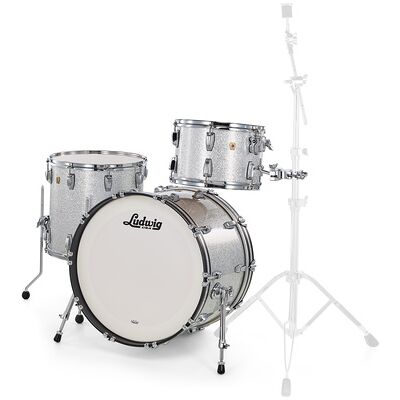 Ludwig Classic Maple Rock Silver Sp. Silver Sparkle Ludwig Classic Maple Rock Silver Sp. Silver Sparkle