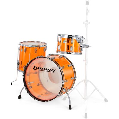 Ludwig Vistalite FAB Set Amber ambra Ludwig Vistalite FAB Set Amber ambra