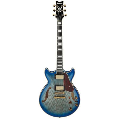 Ibanez AM93QA-JBB Jet Blue Burst lucido Ibanez AM93QA-JBB Jet Blue Burst lucido