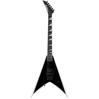 Jackson Pro Wes Borland KV BLKWHT nero con smussature bianche Jackson Pro Wes Borland KV BLKWHT nero con smussature bianche