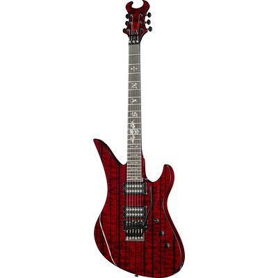 Schecter Synyster Std Plus FR TDR Transparent Deep Red lucido Schecter Synyster Std Plus FR TDR Transparent Deep Red lucido