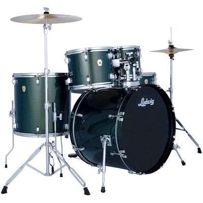 Ludwig Accent Drive 5pc Jade Dust Jade Dust Ludwig Accent Drive 5pc Jade Dust Jade Dust