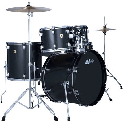 Ludwig Accent Drive 5pc Moon Dust Moon Dust Ludwig Accent Drive 5pc Moon Dust Moon Dust