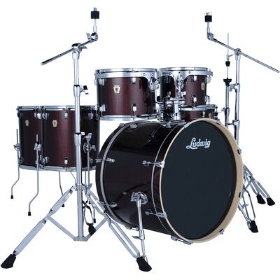 Ludwig Evolution 22" 6pc Caramel Spkl Caramel Sparkle Ludwig Evolution 22" 6pc Caramel Spkl Caramel Sparkle
