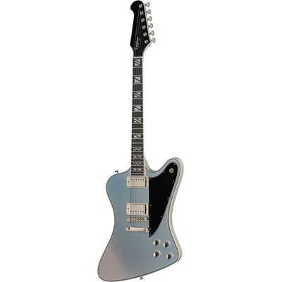 Epiphone Futura Firebird Custom QS Quicksilver Shift lucido Epiphone Futura Firebird Custom QS Quicksilver Shift lucido