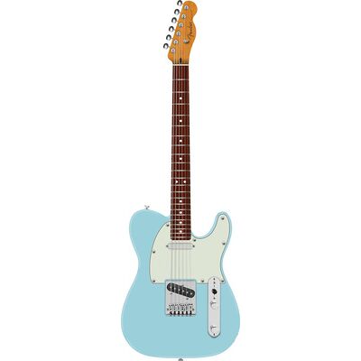Fender 75th Anni Player II Tele DNB Daphne Blue Fender 75th Anni Player II Tele DNB Daphne Blue