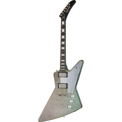 Epiphone Lzzy Hale Explorer Custom BDHS Black Diamond Holographic Sparkle lucido Epiphone Lzzy Hale Explorer Custom BDHS Black Diamond Holographic Sparkle lucido