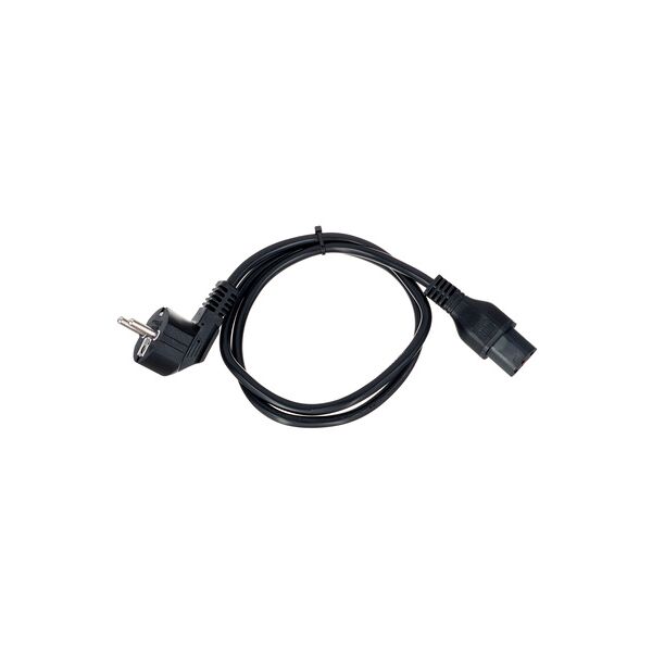 pro snake locking power cable 1m black