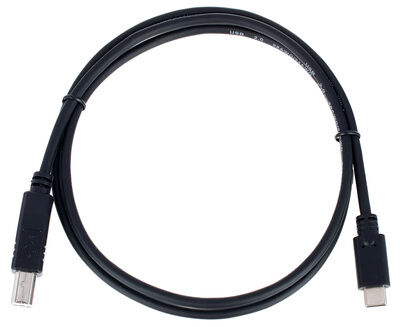 the sssnake USB 2.0 Typ C/B Cable 1m Black