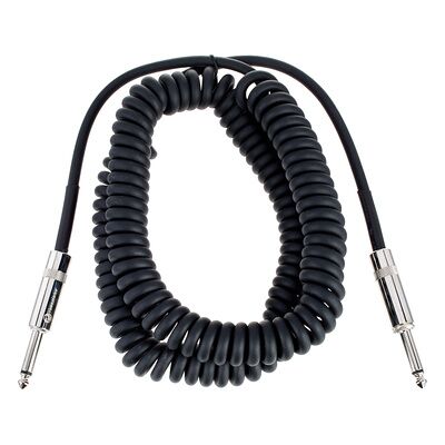 the sssnake WPP1060 Coiled Instr. Cable nero the sssnake WPP1060 Coiled Instr. Cable nero