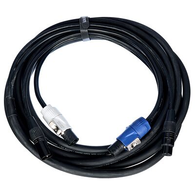 the sssnake PC 5 Power Twist/DMX Cable nero the sssnake PC 5 Power Twist/DMX Cable nero