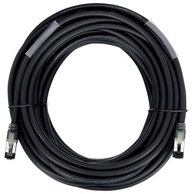 Hicon CAT6A Armored Cable 10G 15m nero Hicon CAT6A Armored Cable 10G 15m nero