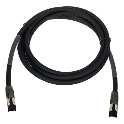 Hicon CAT6A Armored Cable 10G 2m nero Hicon CAT6A Armored Cable 10G 2m nero