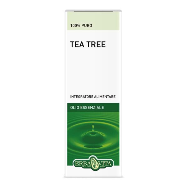 erba vita linea piante benefiche tea tree oil salute dei bronchi olio essenziale 10 ml