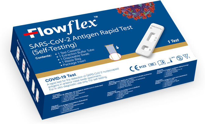 PM2 SERVICES Srl Flow Flex SARS-COV-2 Autodiagnostico Test Tampone Rapido Covid-19 Nasale 1PZ