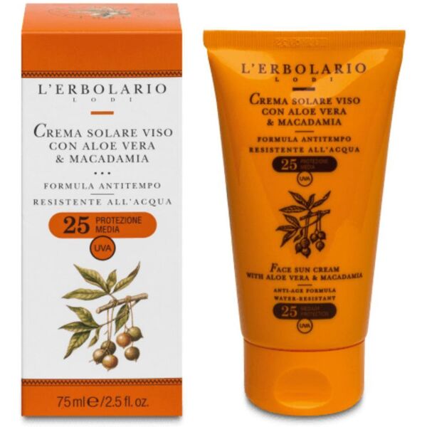 l'erbolario srl crema solare aloe&macad spf25