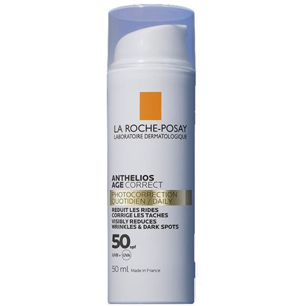 l'oreal la roche-posay anthelios age correct crema solare trattamento foto-correttivo 50 spf 50 ml