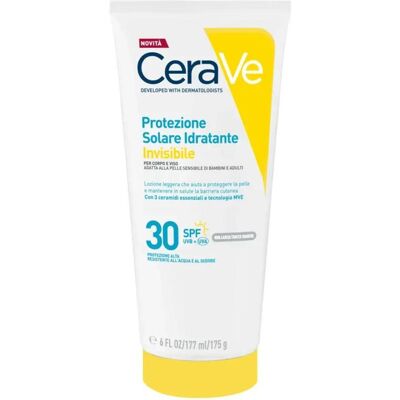 L'Oreal Cerave protezione solare idratante spf30 viso e corpo 200 ml L'Oreal Cerave protezione solare idratante spf30 viso e corpo 200 ml