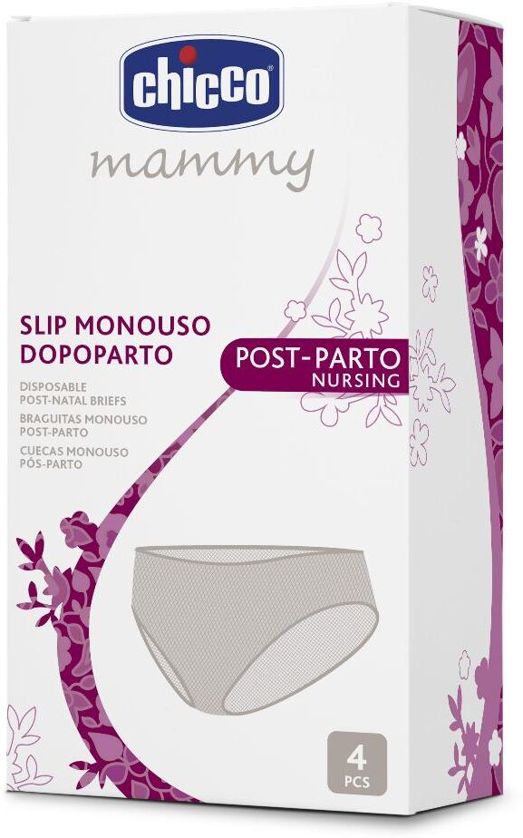 Chicco Mamma Donna Slip Tessuto Non Tessuto Misura 3 4 Pezzi