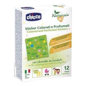 (artsana) Chicco Zanza Cerotti Sticker Antizanzara 12 Pezzi