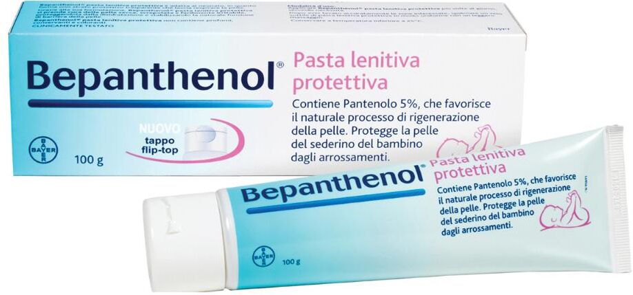 bayer spa bepanthenol pasta protettiva rigenerante crema lenitiva 100 g