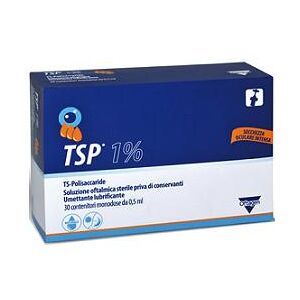 DIADEMA FARM.SRL Tsp 1% Soluzione Oftalmica Umettante Lubrificante 30 Flaconcini Monodose 0,5 Ml