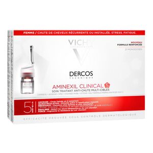 Vichy Dercos Aminexil Intensive 5 DT Trattamento Anticaduta Donna 21 fiale
